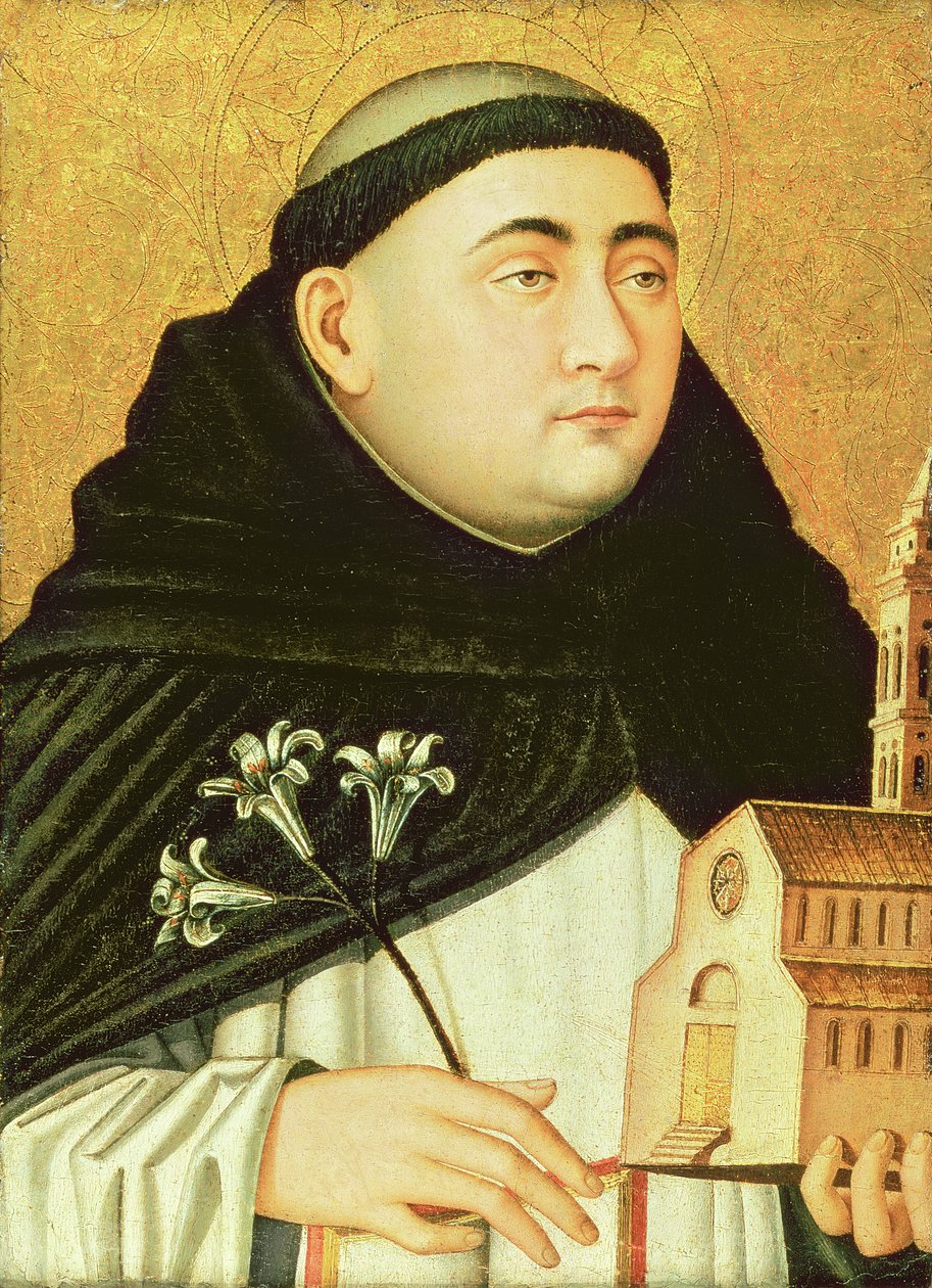 Busta svatého Dominika, kolem roku 1455 od Niccolo Antonio Colantonio