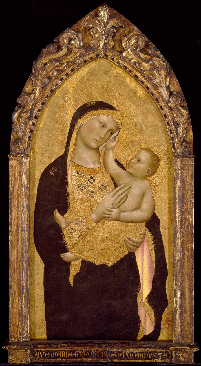 Panna s dítětem od Niccolo di Pietro Gerini