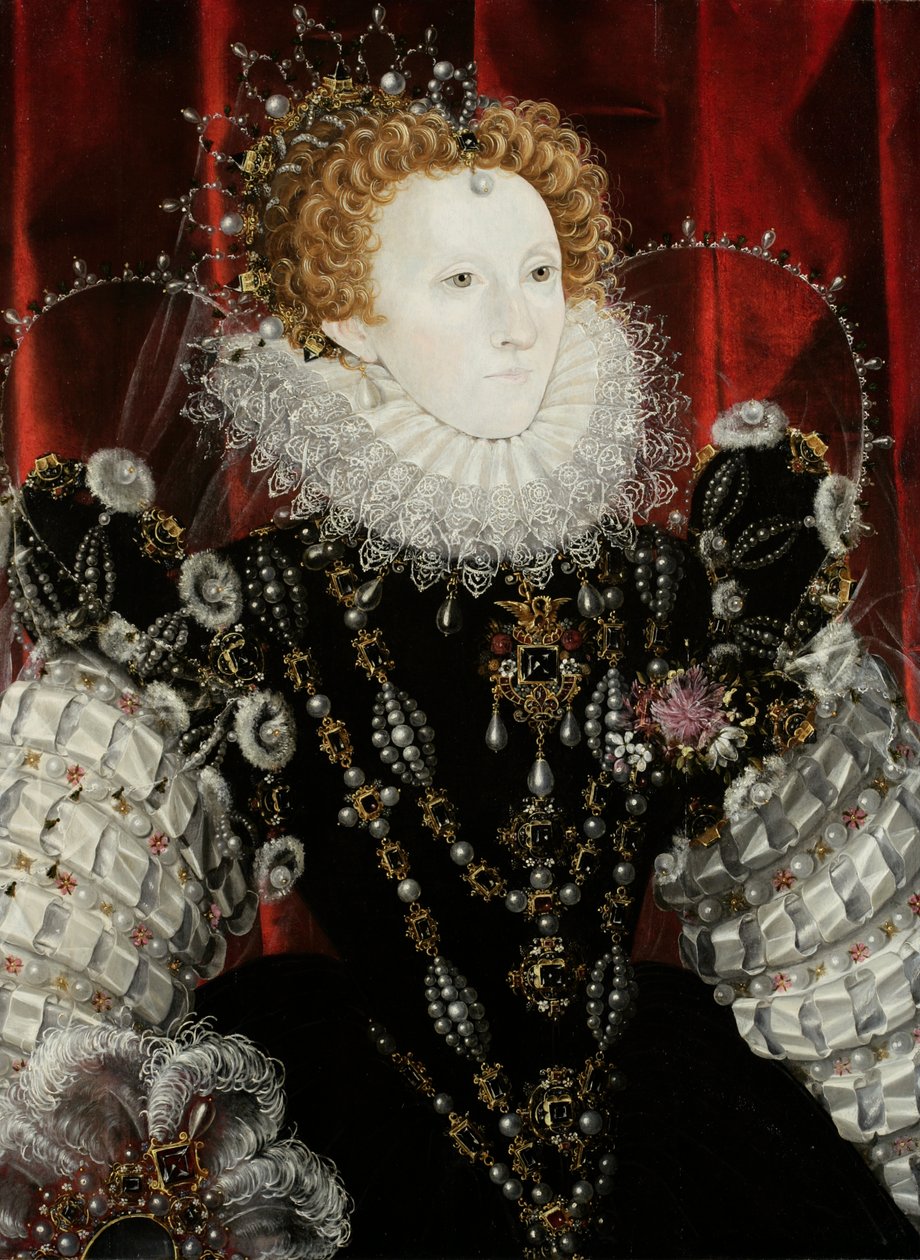 Královna Alžběta I. (1533–1603) od Nicholas Hilliard