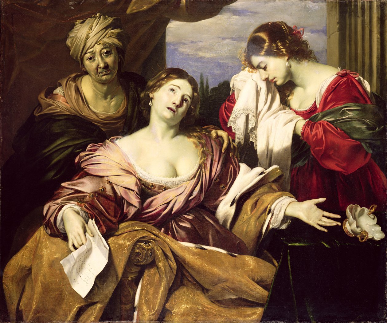 Smrt Sophonisby, 1655-65 od Nicholas Renieri