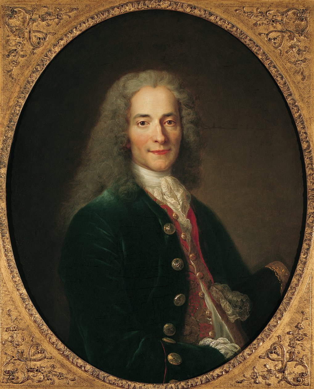 Portrét Voltaira (1694-1778) po roce 1718 od Nicolas de Largillière