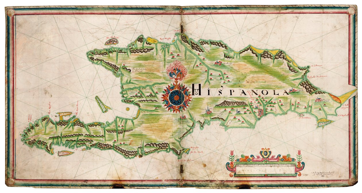 Mapa Hispánie od Nicholas Comberford