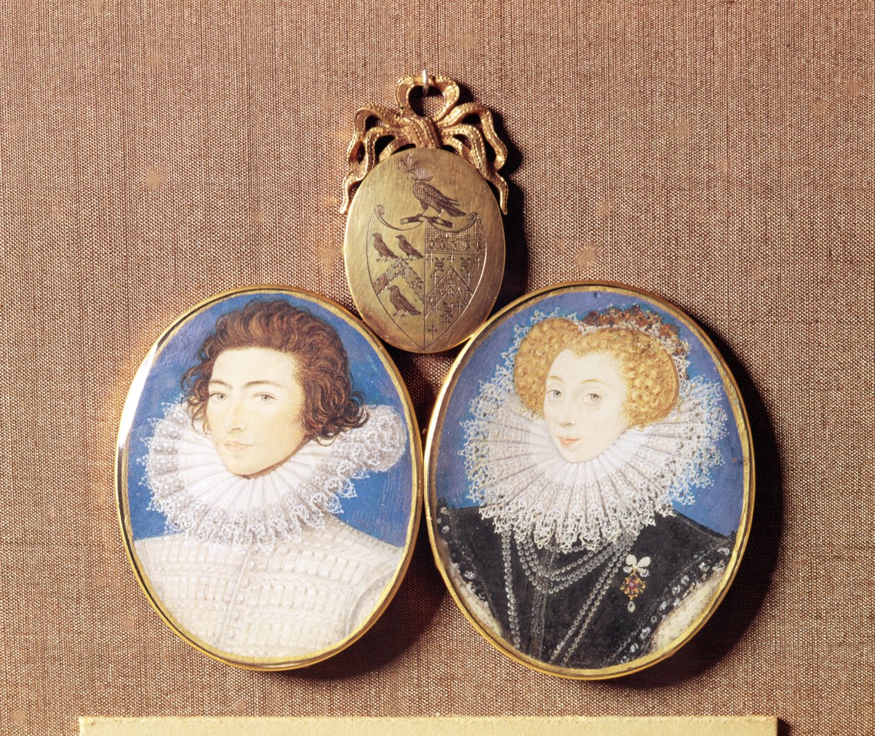 John Croker a jeho manželka Frances od Nicholas Hilliard