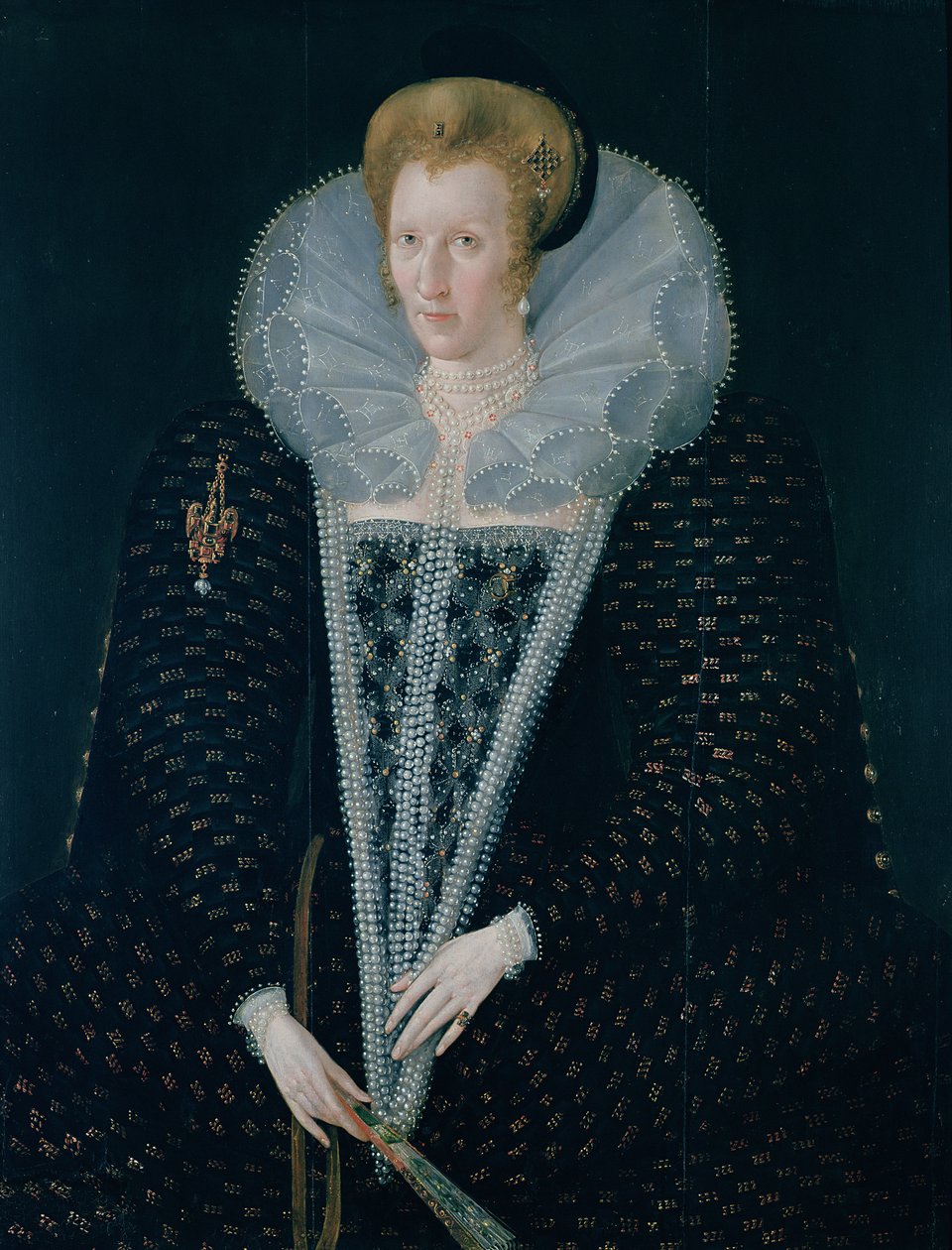 Královna Alžběta I. (1533-1603) od Nicholas Hilliard