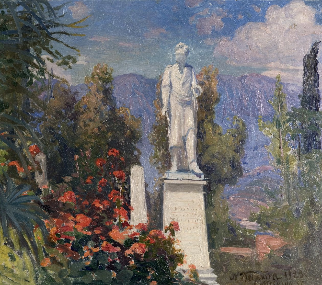 Byronsův památník v Missolonghi, Řecko, 1923 od Nicholas Himona