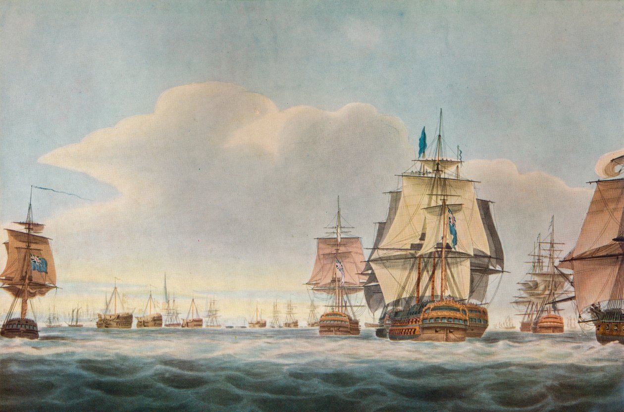 Bitva o Kodaň, c1801 od Nicholas Pocock