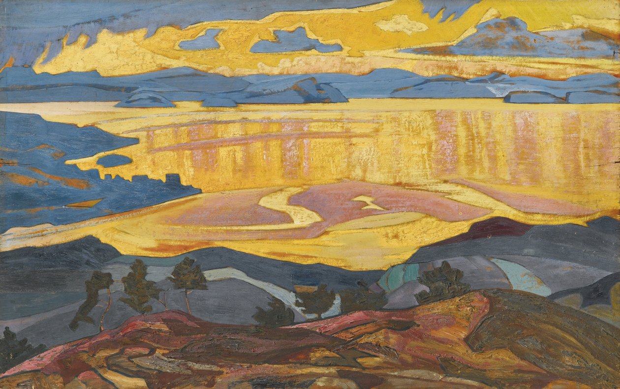 Před deštěm, 1916-1918 od Nikolai Konstantinowitsch Roerich