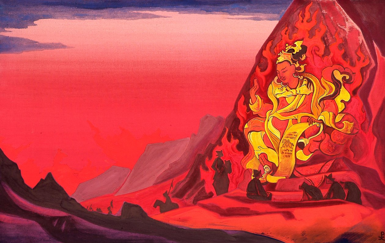 Velení Rigdena Djapa, 1933. od Nikolai Konstantinowitsch Roerich