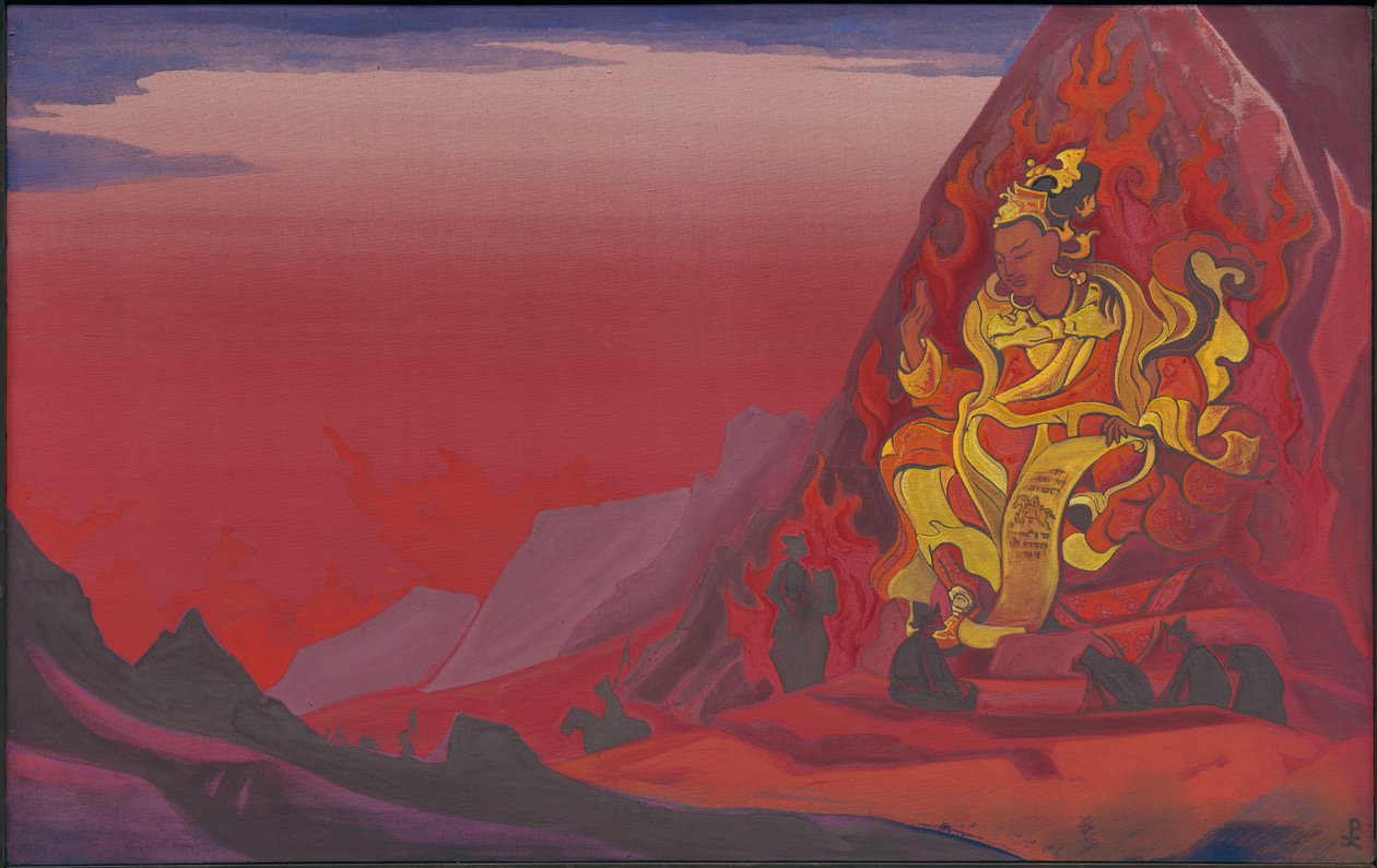 Velení Rigdena Djapa, 1933 od Nicholas Roerich