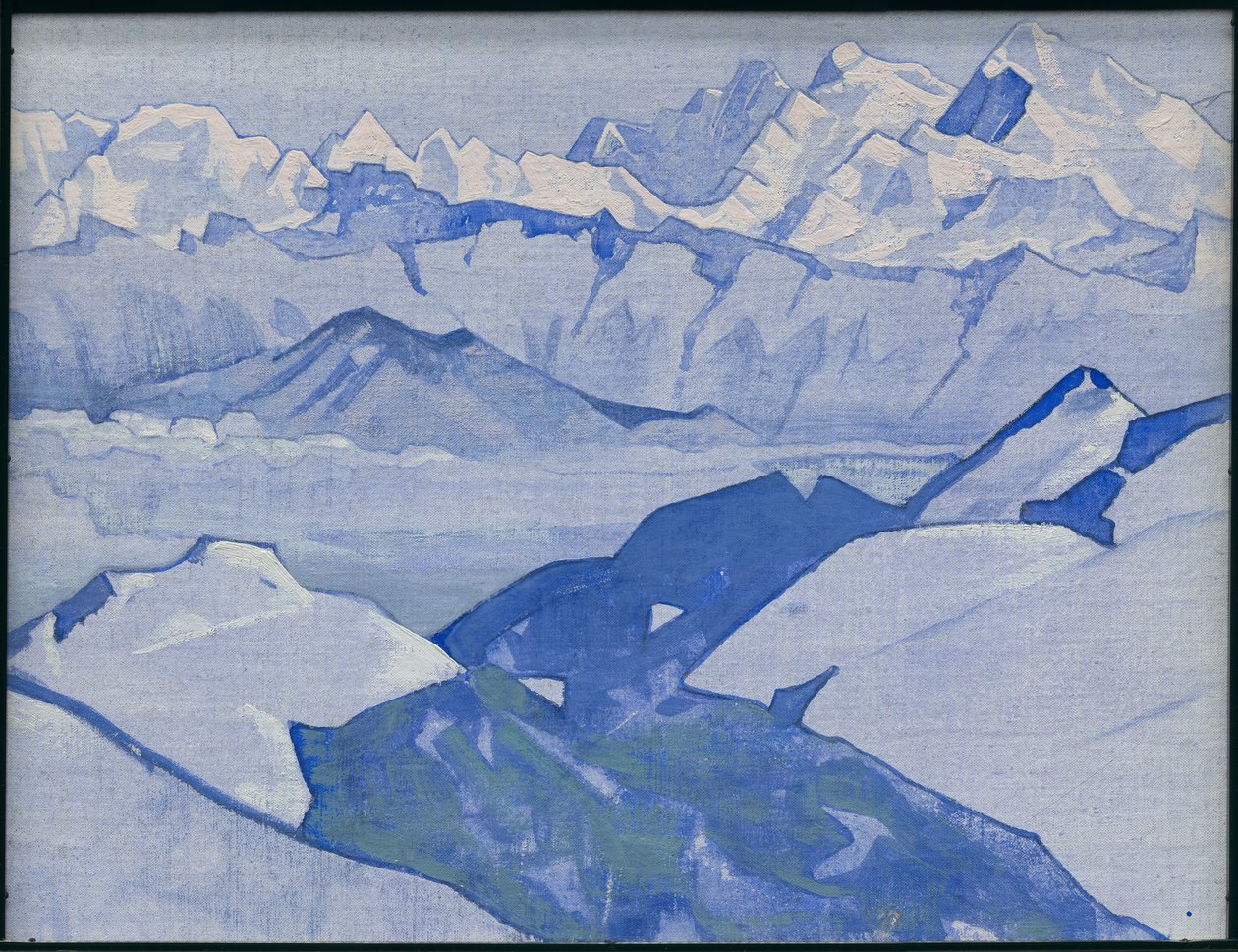 Everest Range, "himalájská" série, 1924 od Nicholas Roerich