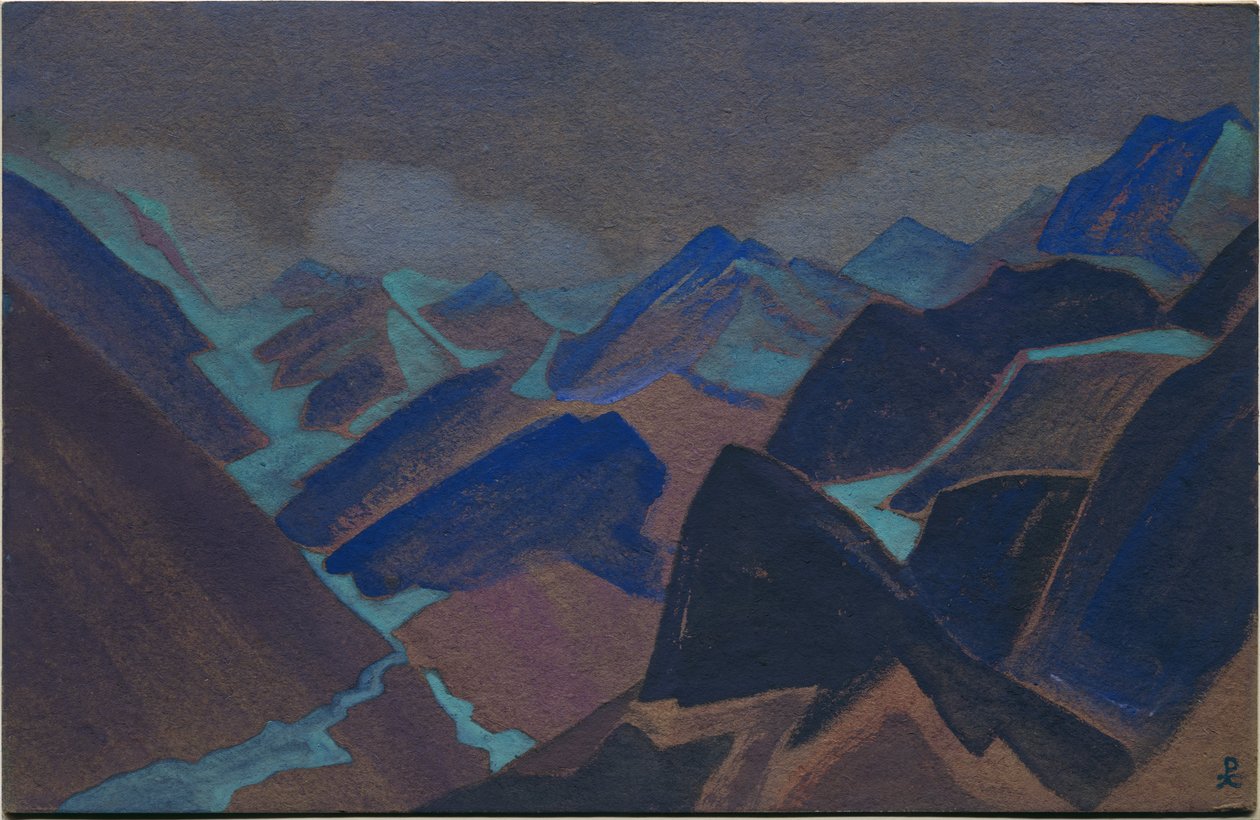 Glaciers of Lahul, 1936 od Nicholas Roerich