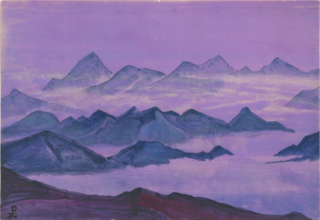Himaláje. List alba, 1934 od Nicholas Roerich
