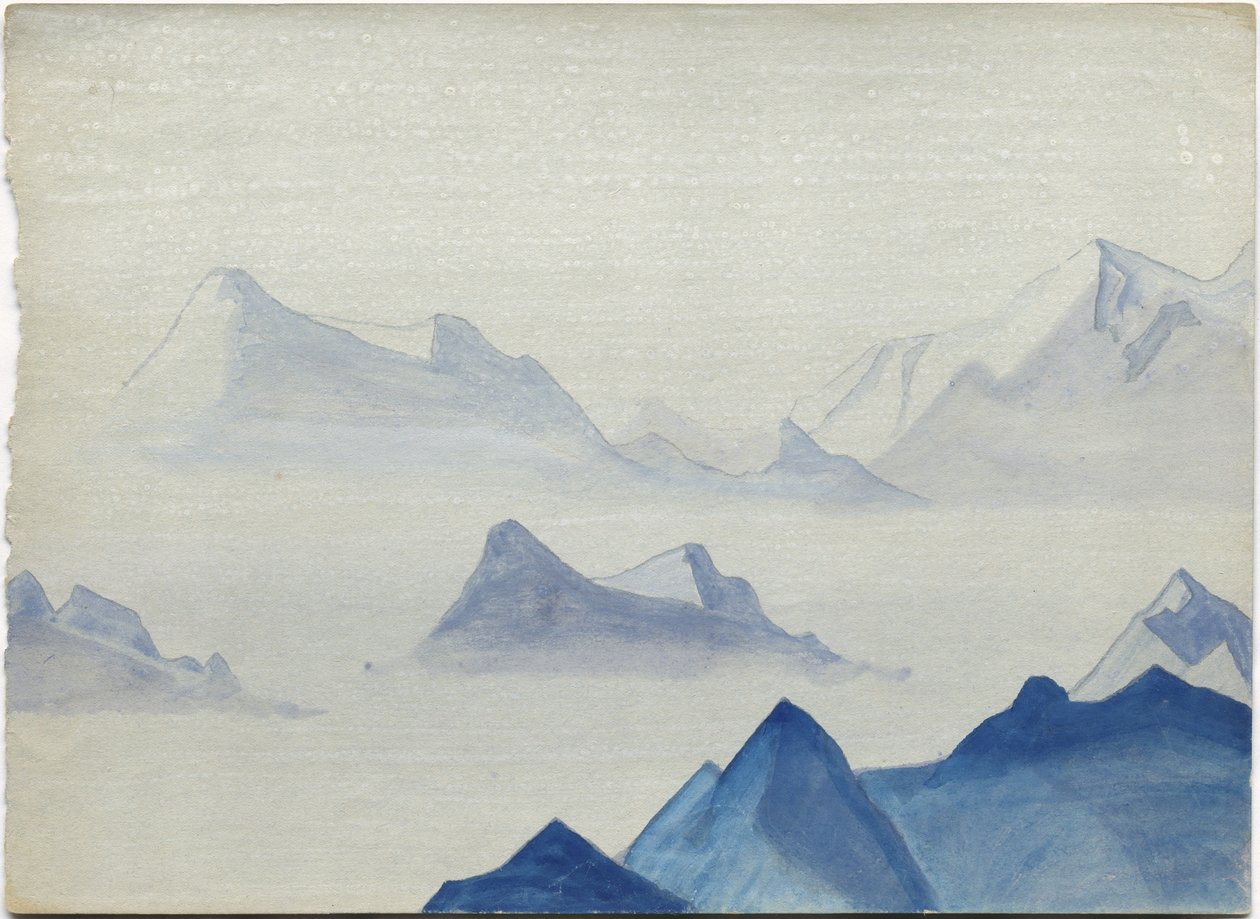 Himaláje, list alba, 1933/34 od Nicholas Roerich