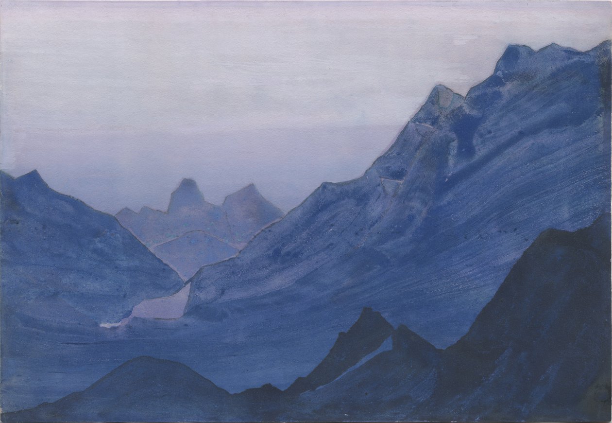 Himaláje, list alba, 1934 od Nicholas Roerich