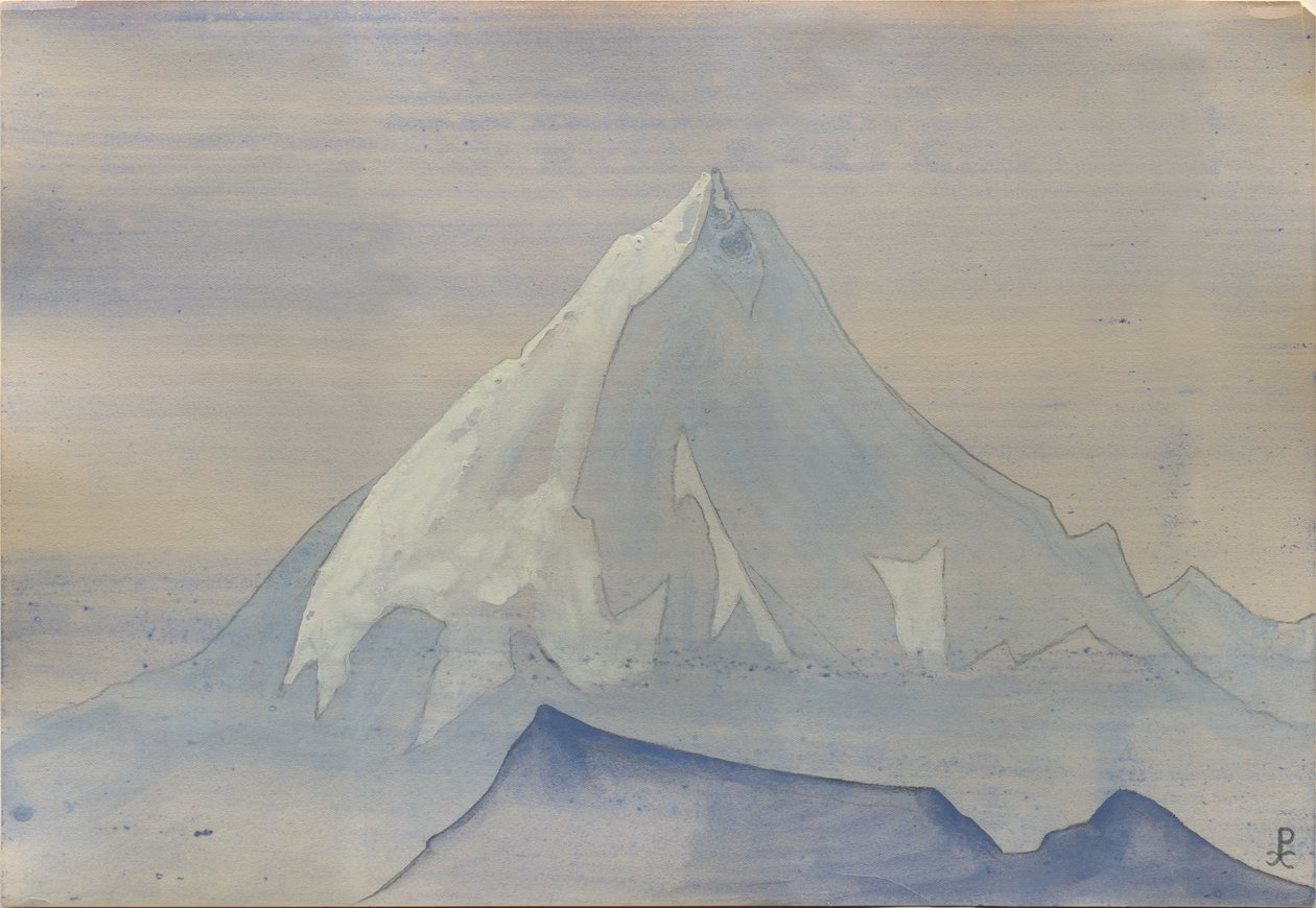 Himaláje, list alba, 1934 od Nicholas Roerich