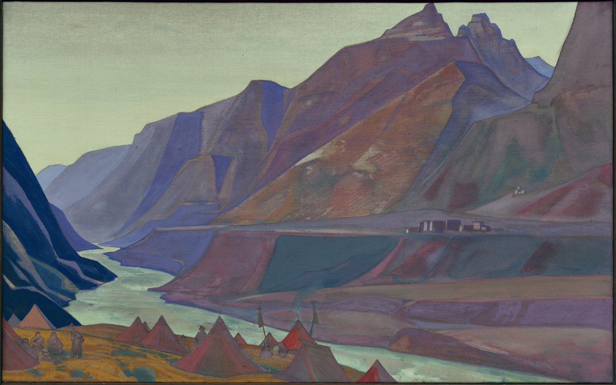 Tábor Koksar, 1932 od Nicholas Roerich
