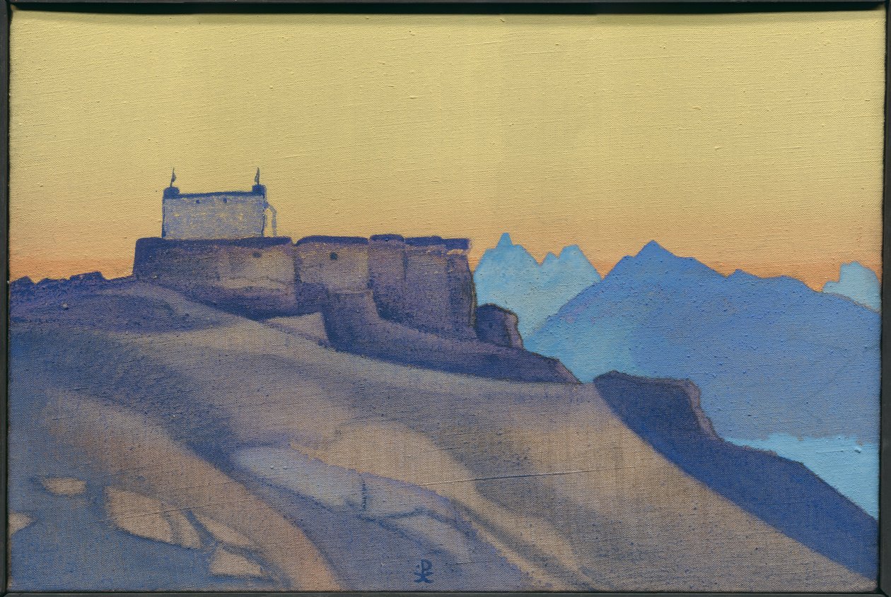 Klášter, Sissu, 1932 od Nicholas Roerich