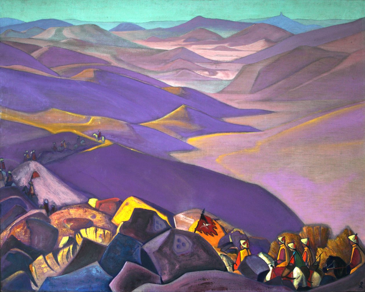 Mongolsko, Čingischán, 1938. od Nicholas Roerich