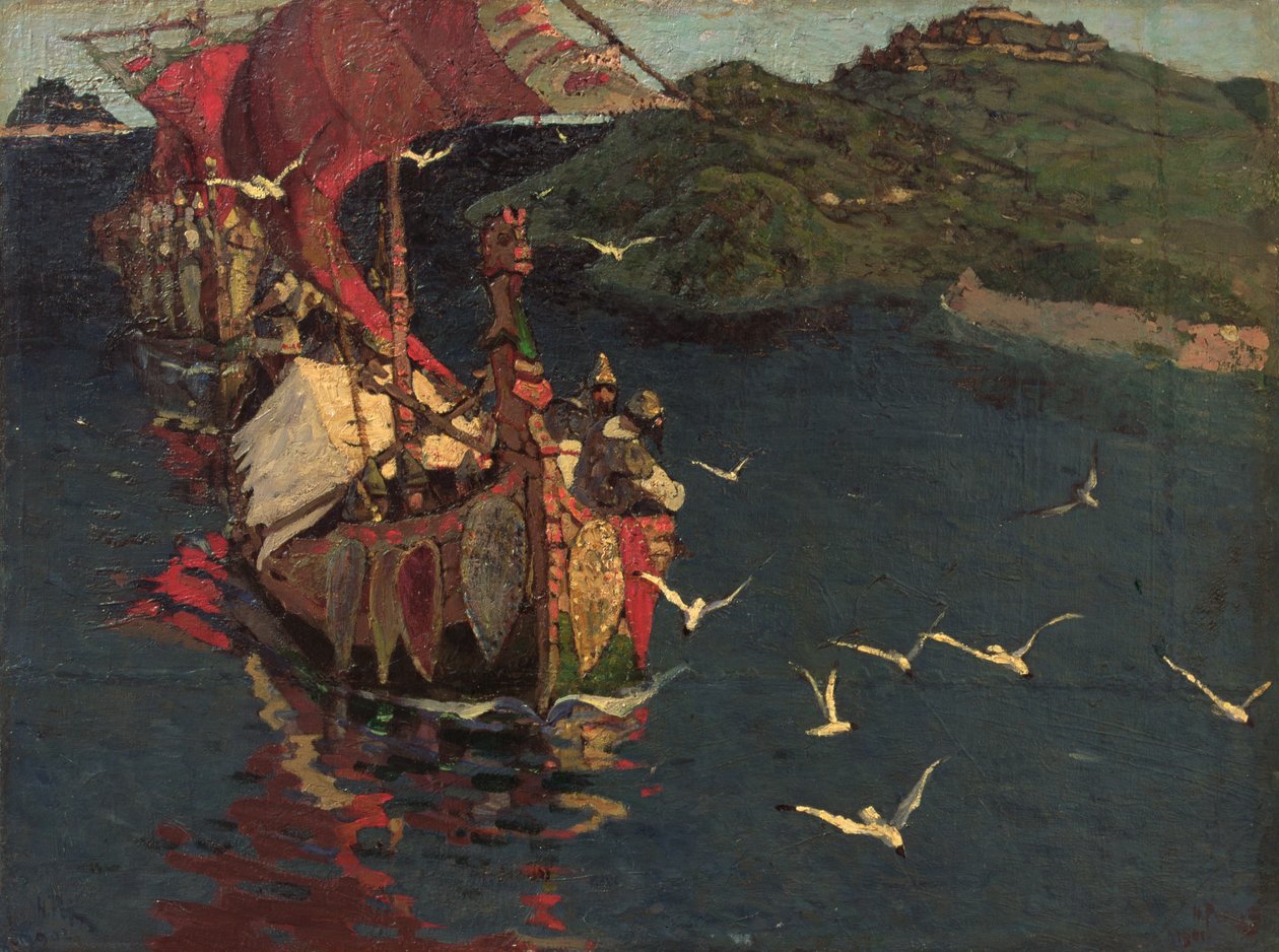 Zámořští hosté, 1901 od Nicholas Roerich