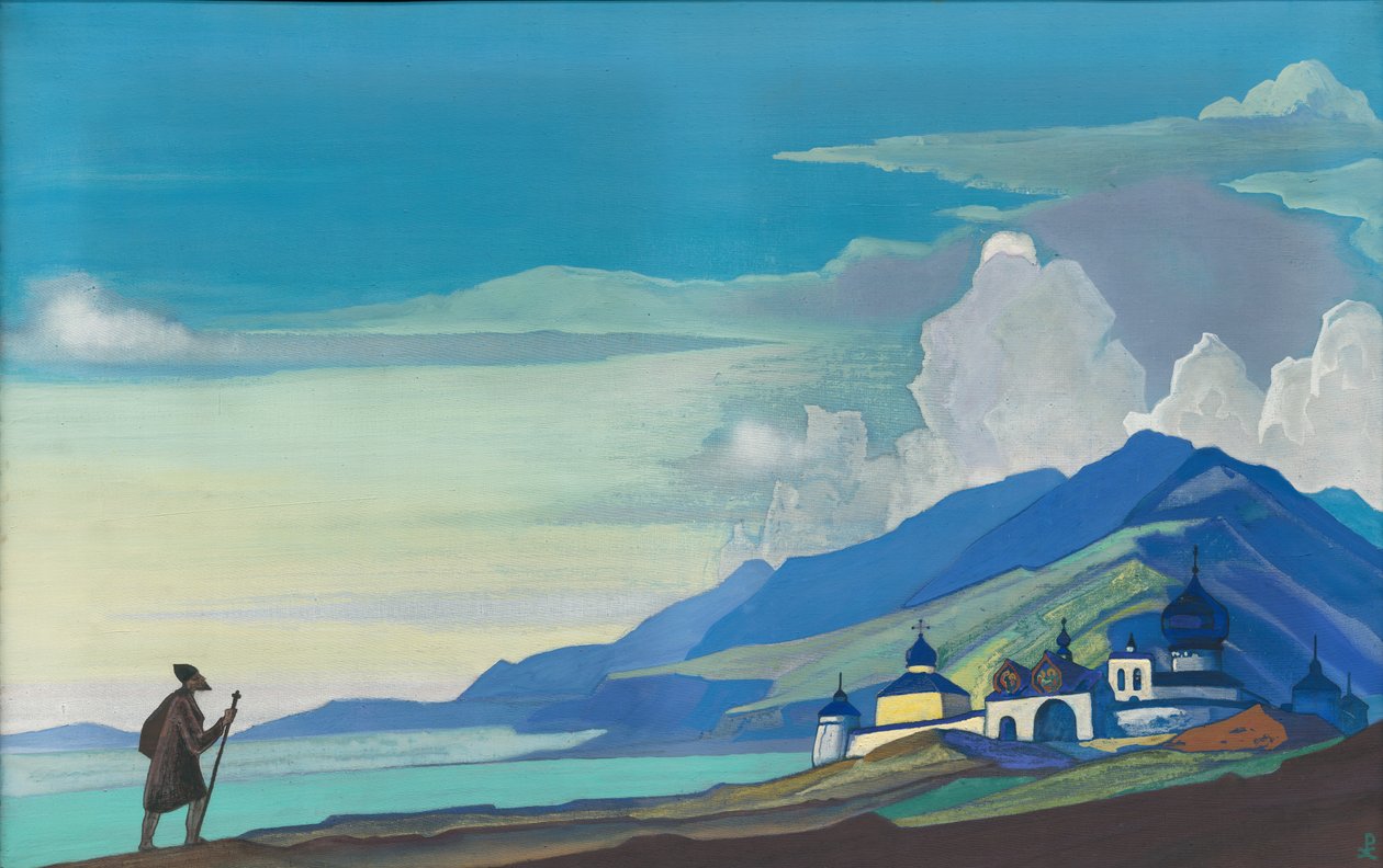 Poutník zářivého města, 1933 od Nicholas Roerich