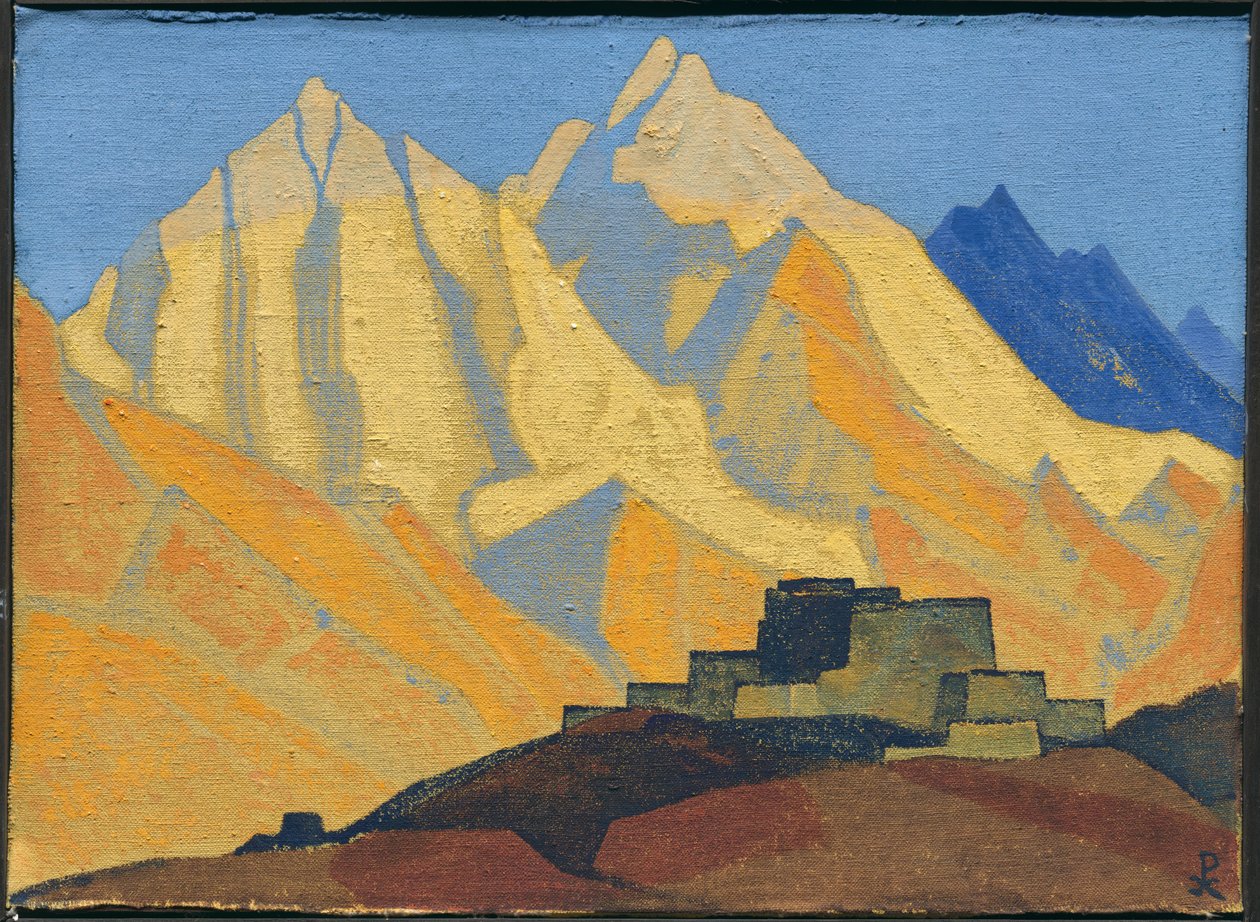 Posvátné Himaláje, 1933 od Nicholas Roerich