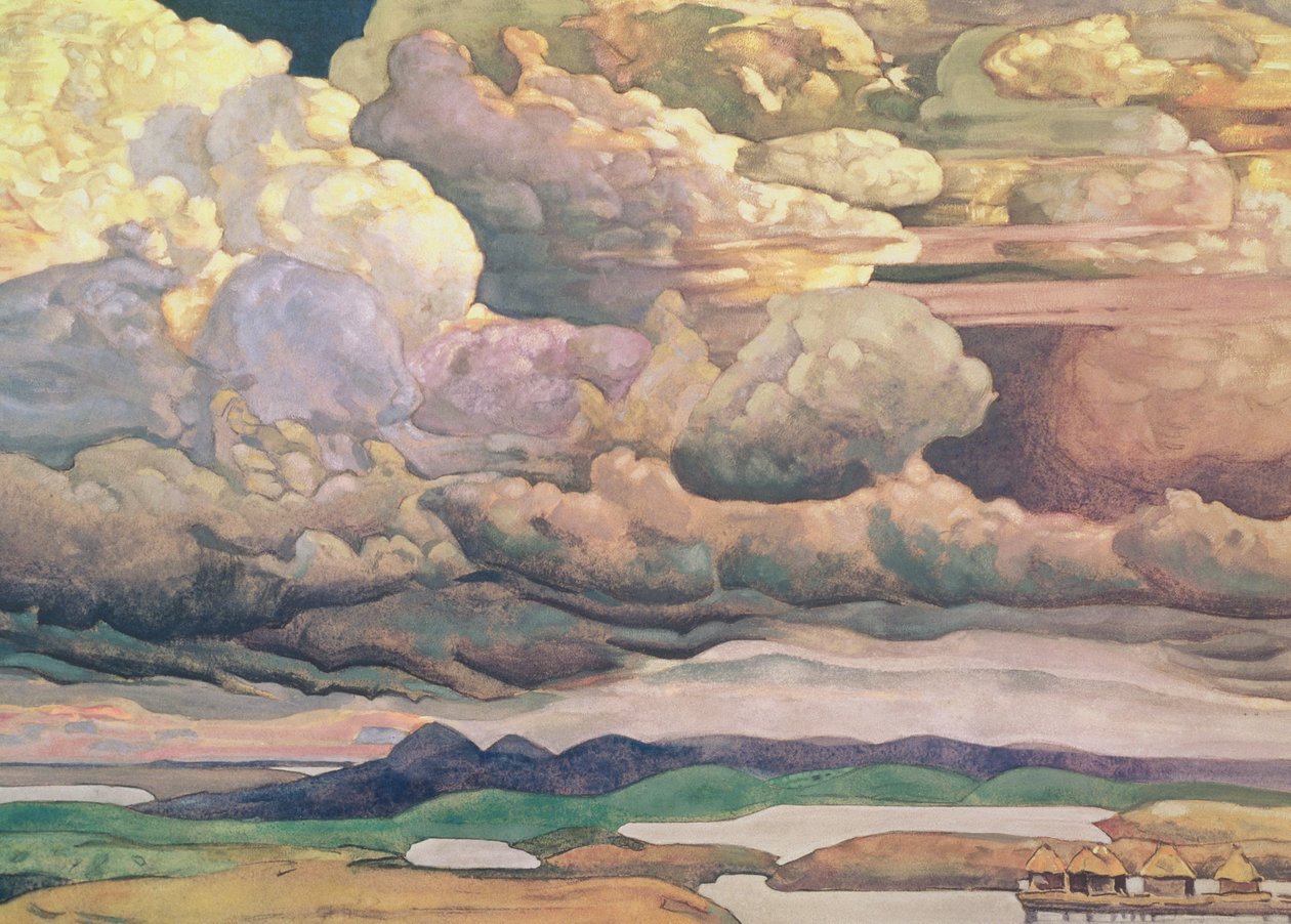 Skyscape, 1912 od Nicholas Roerich