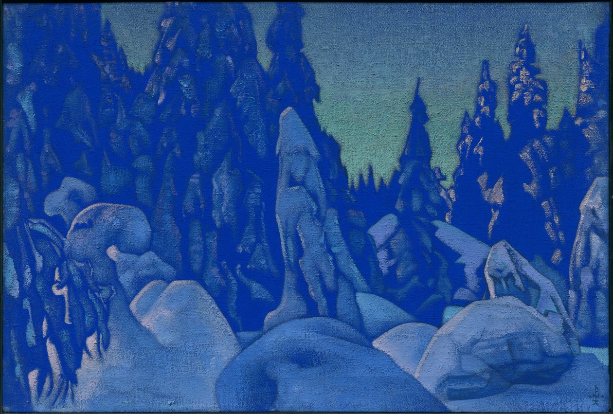 Strážci sněhu, 1922 od Nicholas Roerich