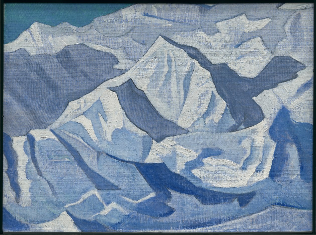 Snowy Ascent, série "Himalayan", 1924 od Nicholas Roerich