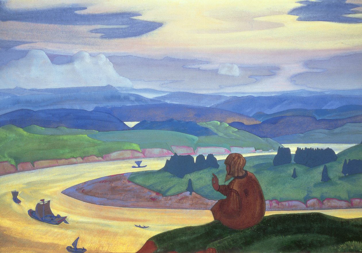 Svatý. Prokop, 1914 od Nicholas Roerich