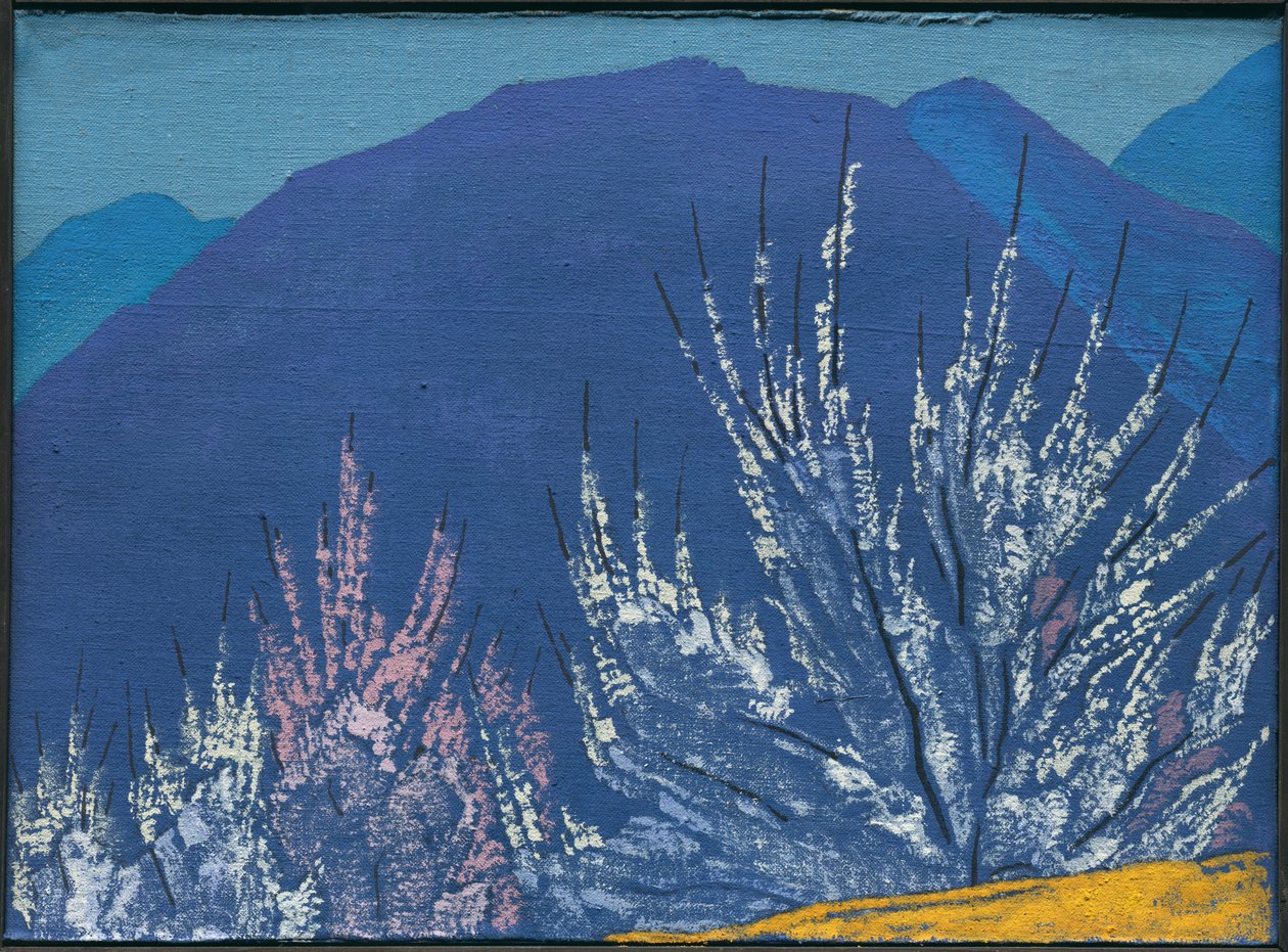 Studie k obrazu "Krišna", 1933 od Nicholas Roerich
