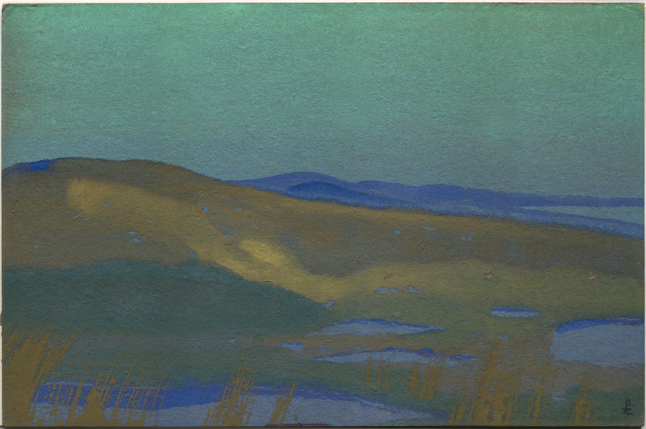 Swamps of Tsaidam, 1936 od Nicholas Roerich