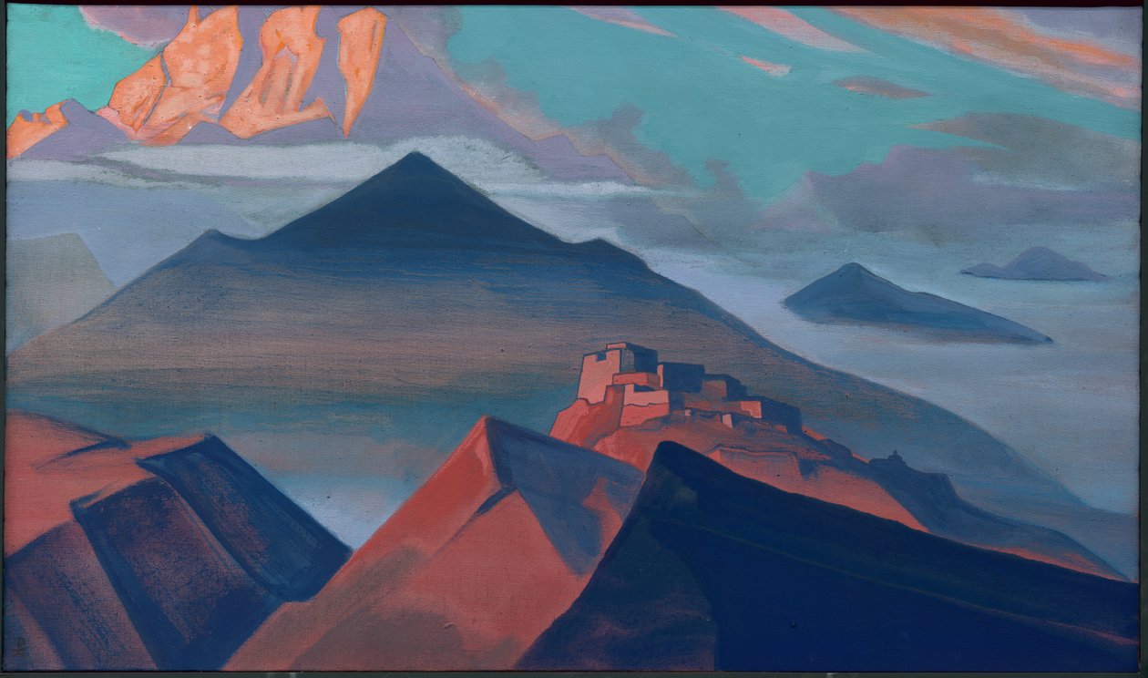 Stanová hora, série "Svaté hory", 1933 od Nicholas Roerich