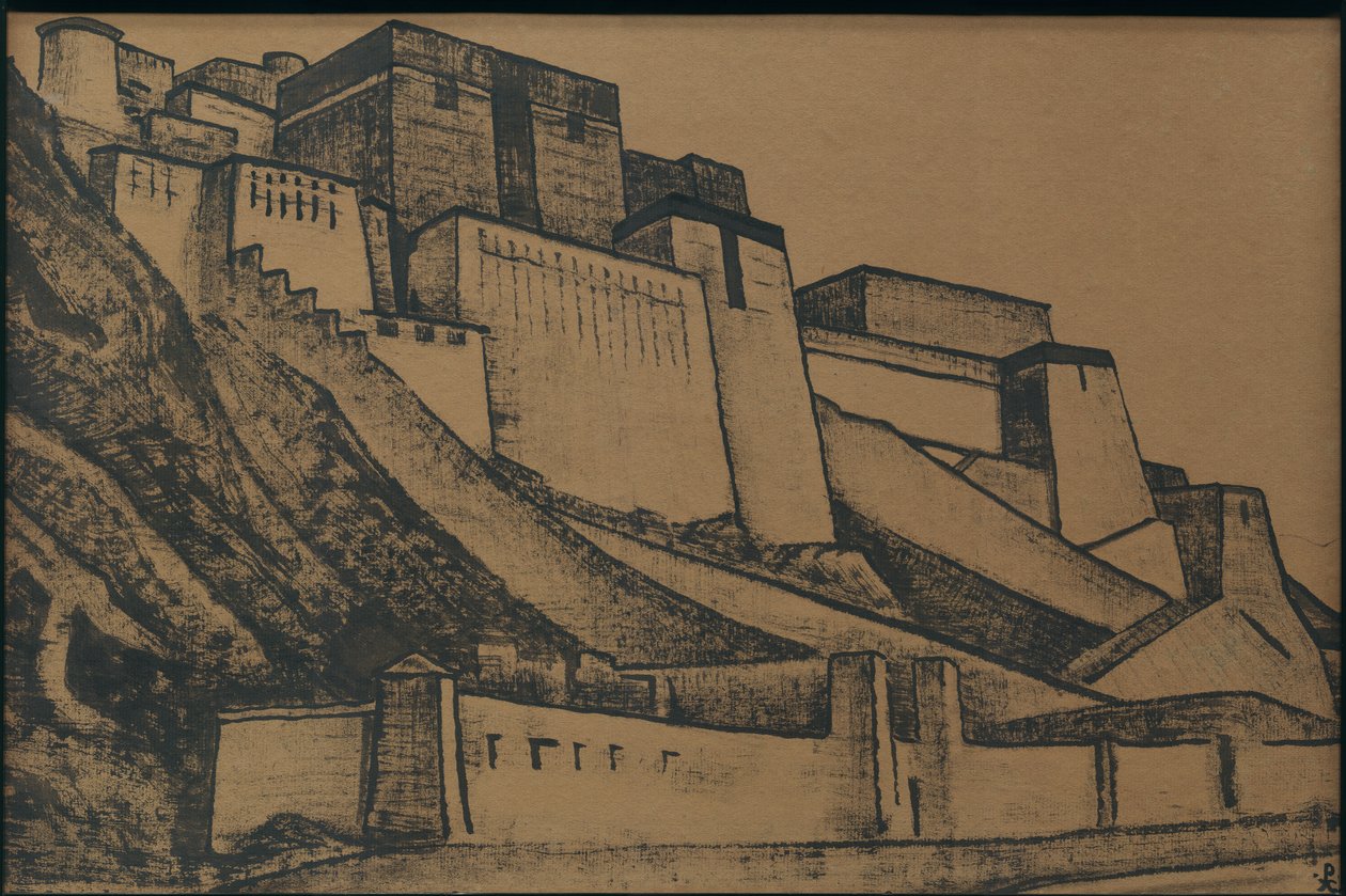 The Holyies, série "Tibetan Path", 1924 od Nicholas Roerich