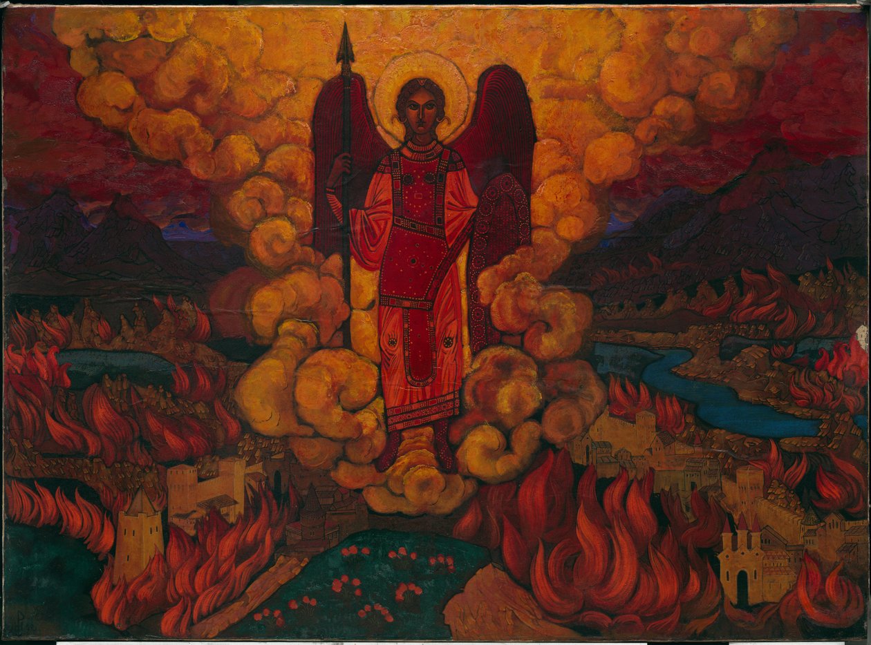 Poslední anděl, 1912 od Nicholas Roerich