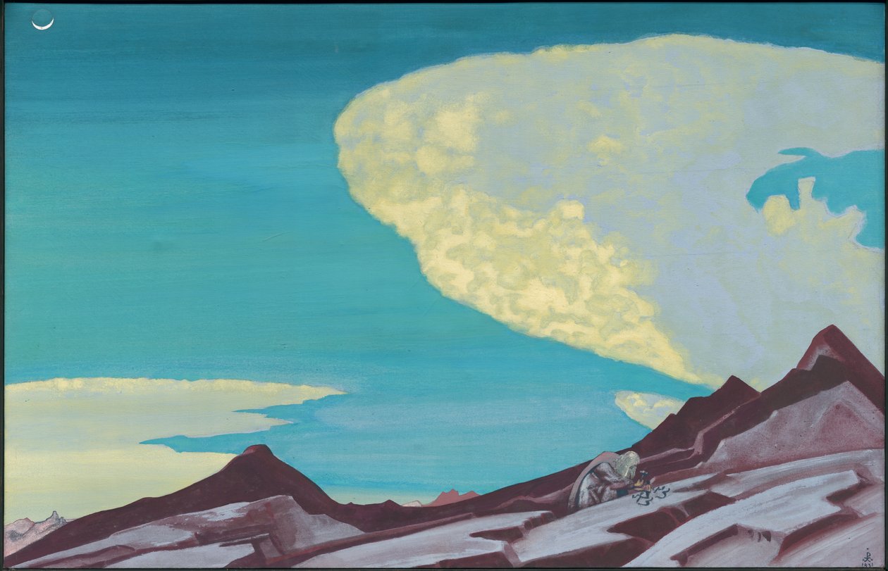 Tablety přikázání, 1931 od Nicholas Roerich