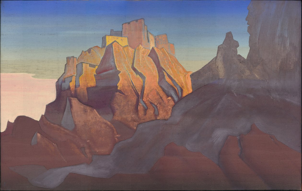Tibetská pevnost od Nicholas Roerich