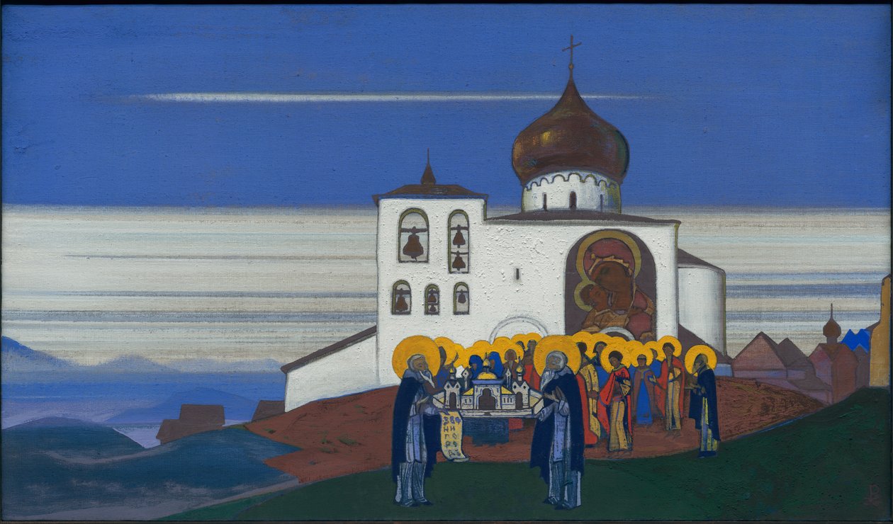Zvenigorod, 1933 od Nicholas Roerich