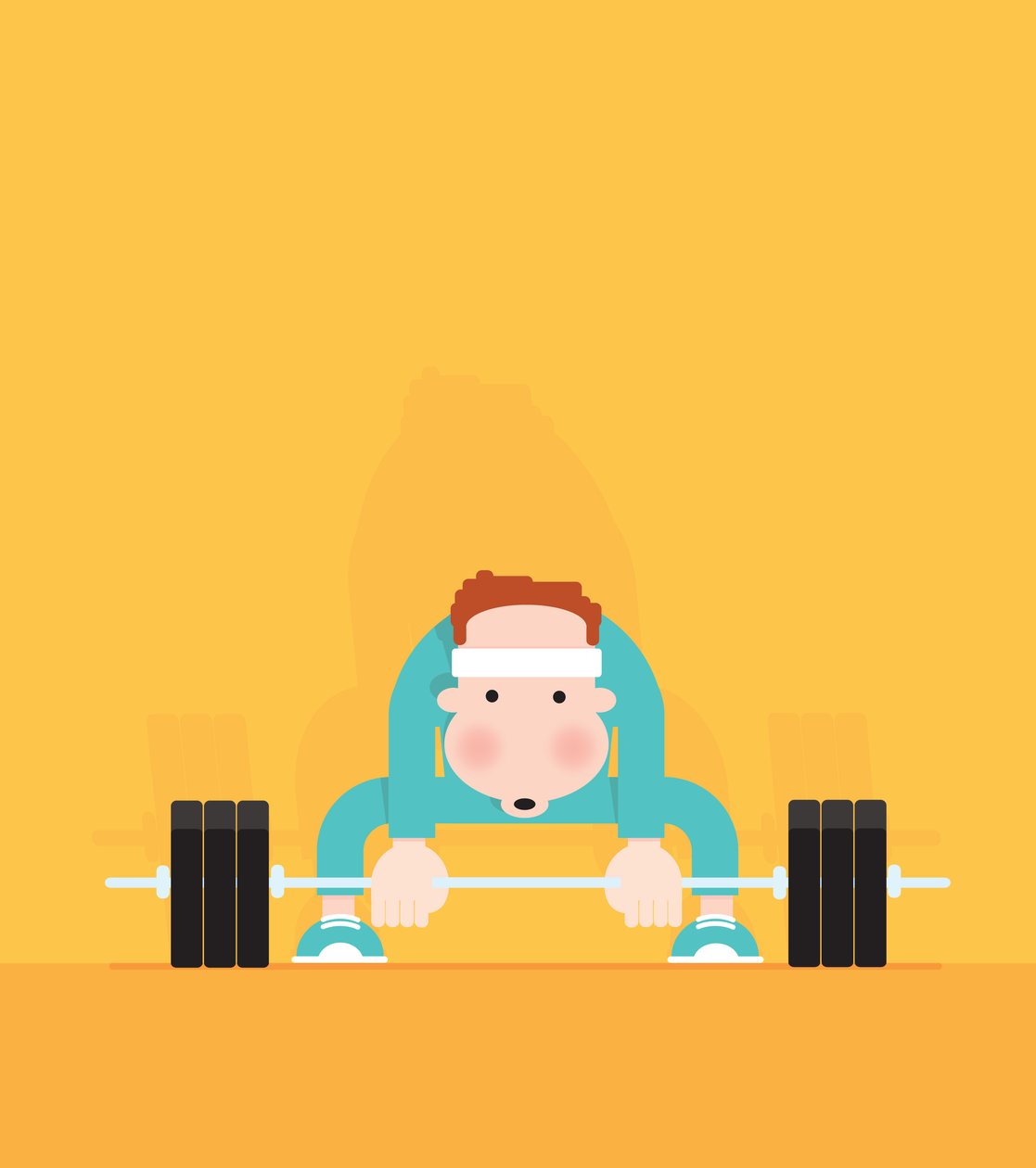 Gym Junkie, 2016 (digitální) od Nick Diggory