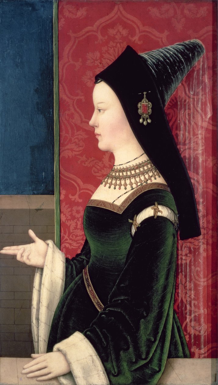 Maria Burgundská (1458-1482) (panel) od Niclas Reiser