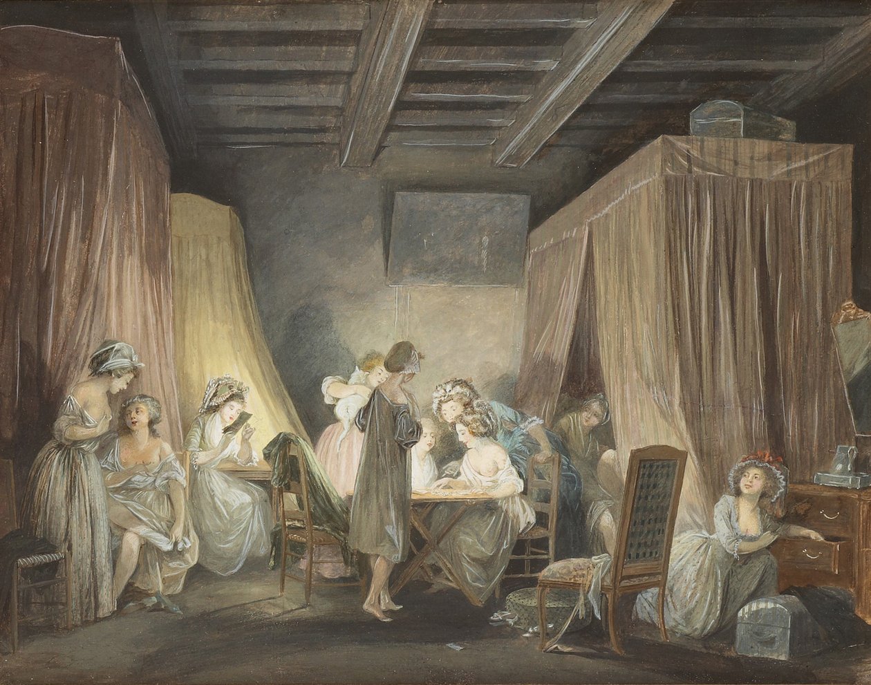 The Sunset of the Workers in Modes, 1788 od Niclas Lafrensen