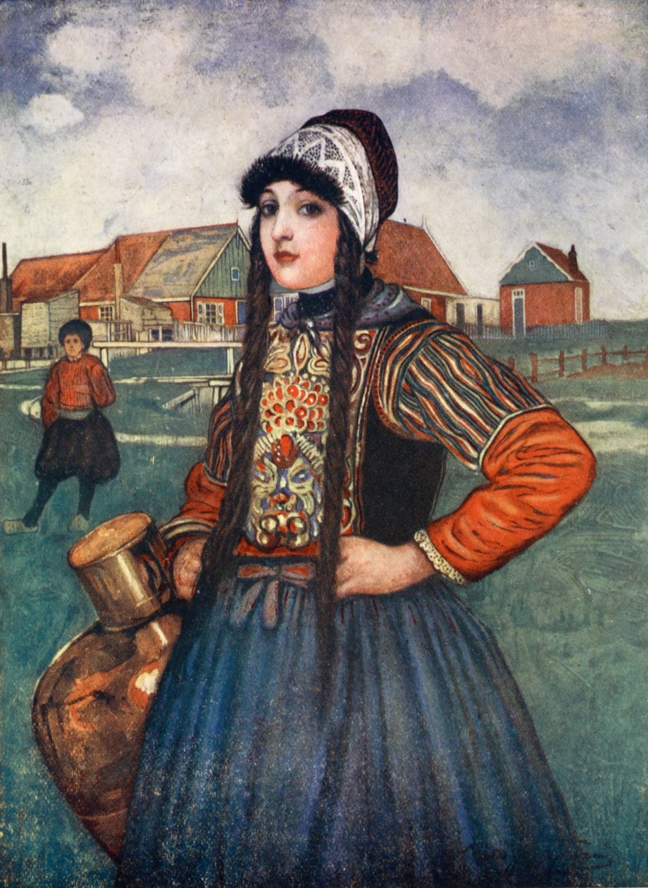 Dívka z Marken, 1904 od Nico Jungman