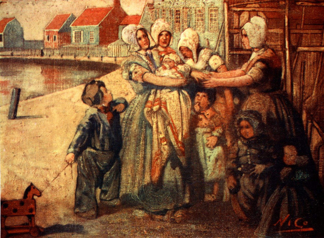 Uctívání dětí, 1904 od Nico Jungman