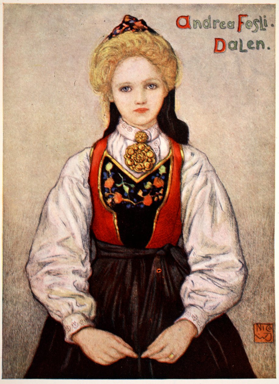 Venkovská dívka z Dalenu, 1905 od Nico Jungman