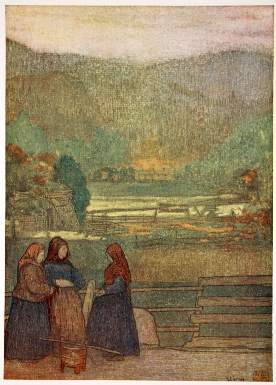 Venkovky prodávající bobule na cestě do Storenu, 1905 od Nico Jungman