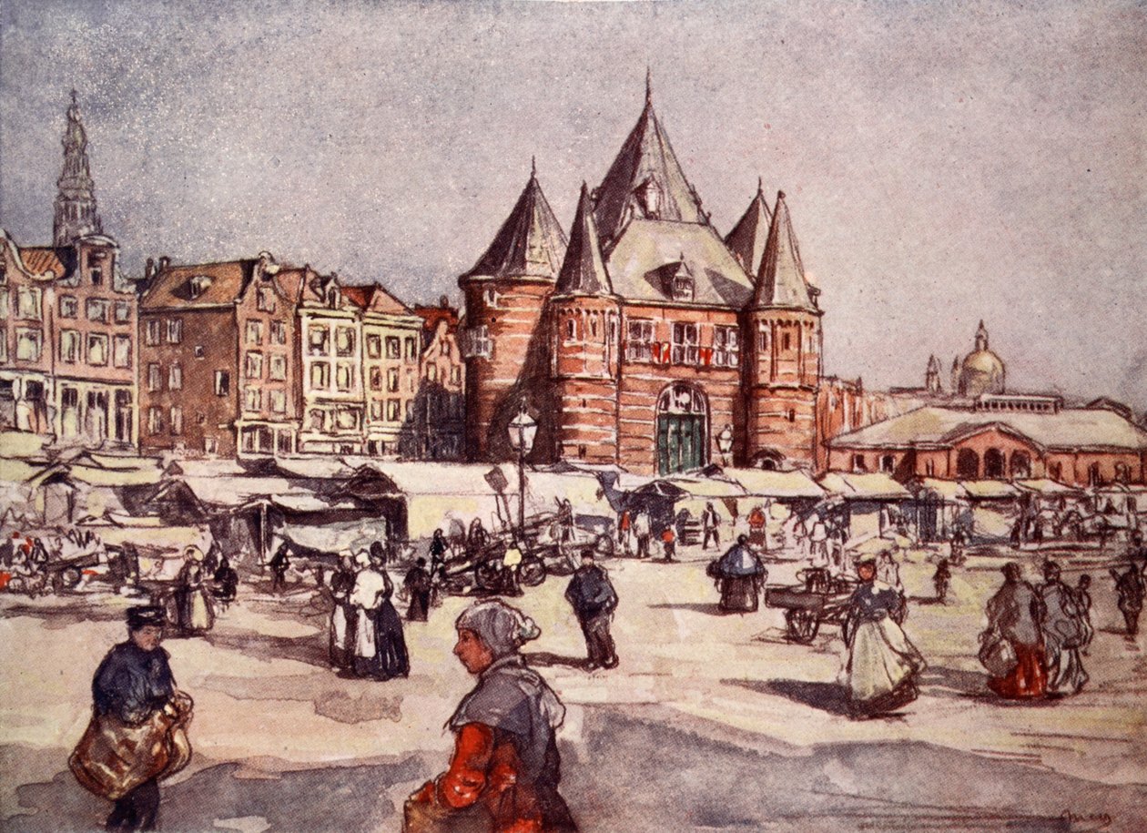 De Waag, Amsterdam, 1904 od Nico Jungman