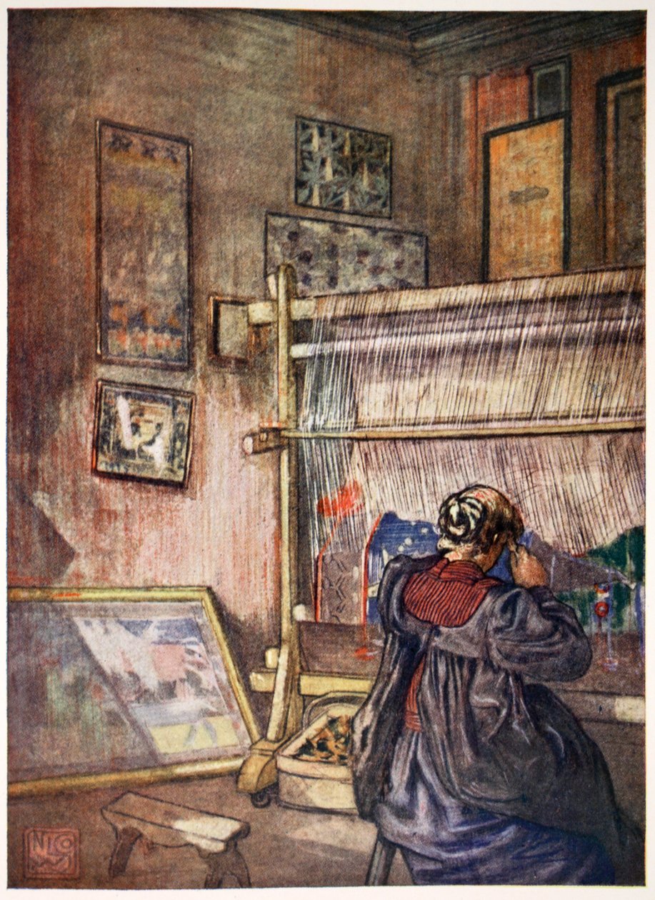 Making Native Tapestry, 1905 od Nico Jungman