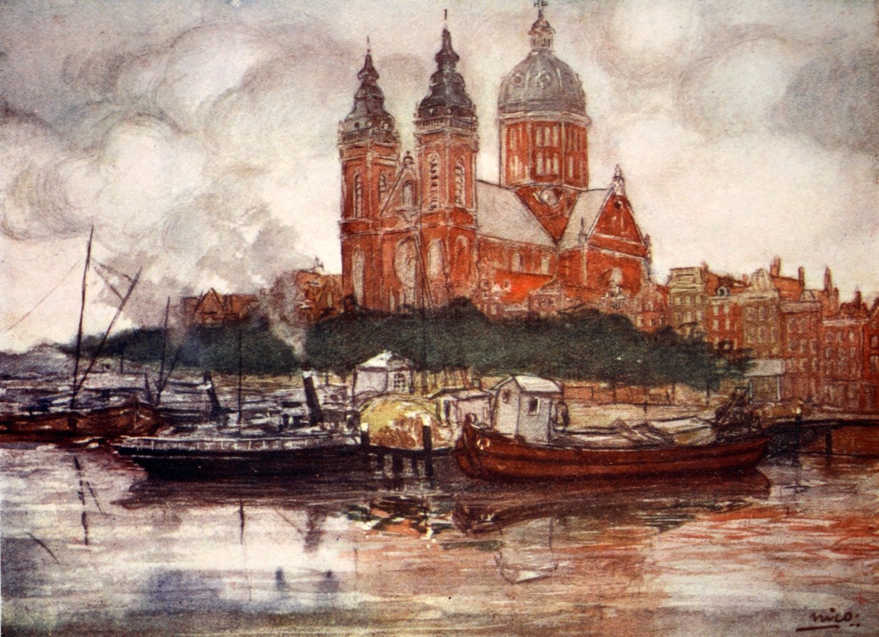 Kostel svatého Mikuláše, Amsterdam, 1904 od Nico Jungman
