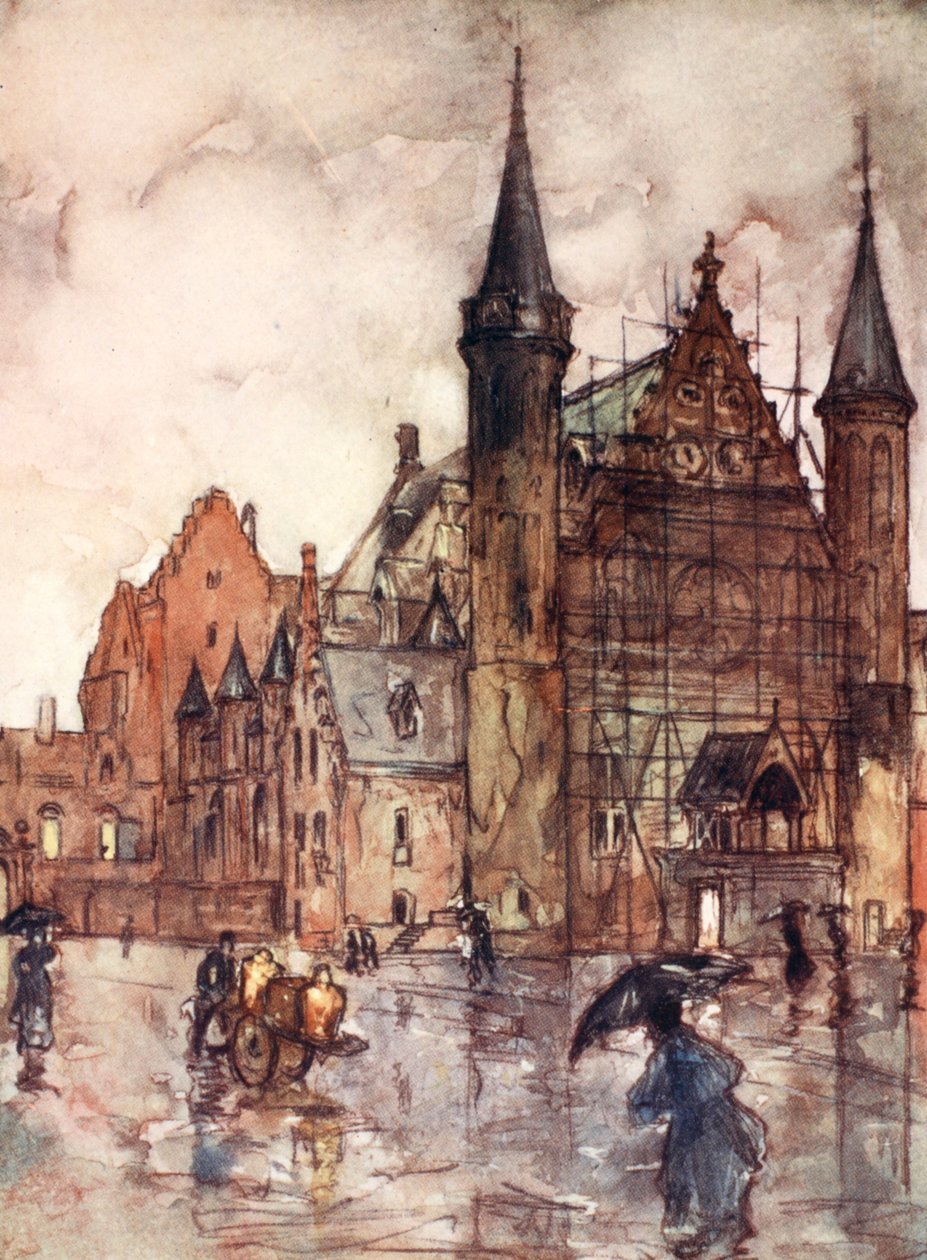 Binnenhof, Haag, 1904 od Nico Jungman