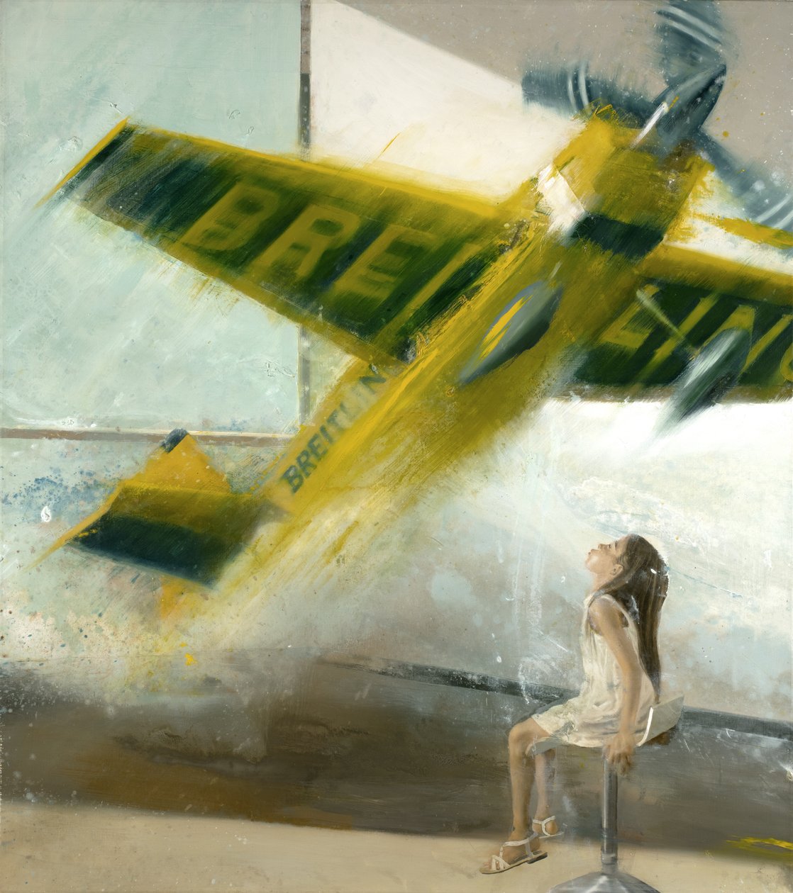 Air Blow I, 2017 (olej na plátně) od Nicola Pucci