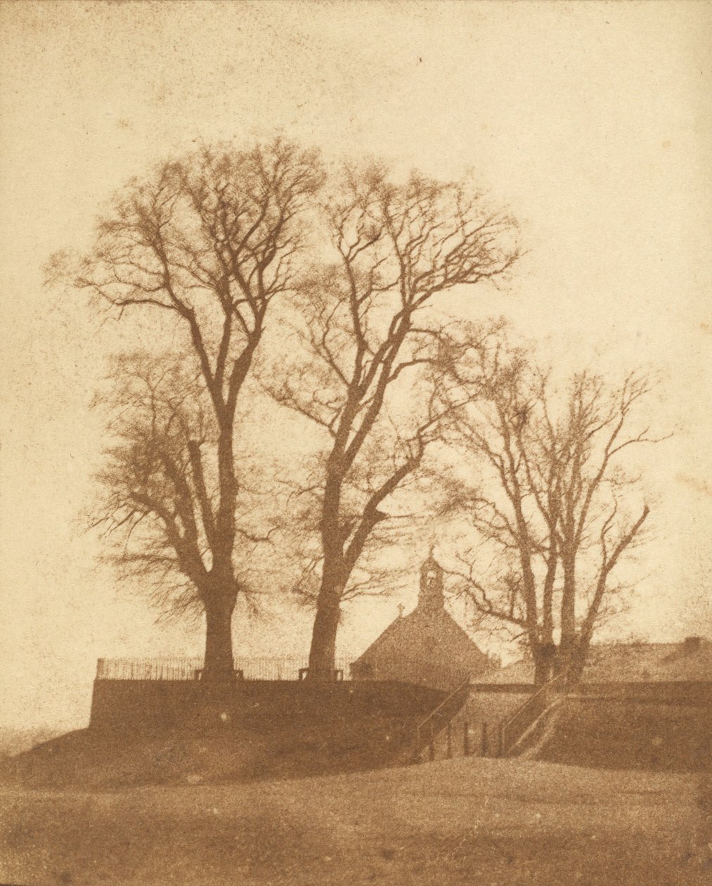 Forbury Hill, Reading, c. 1845. od Nicolaas Henneman